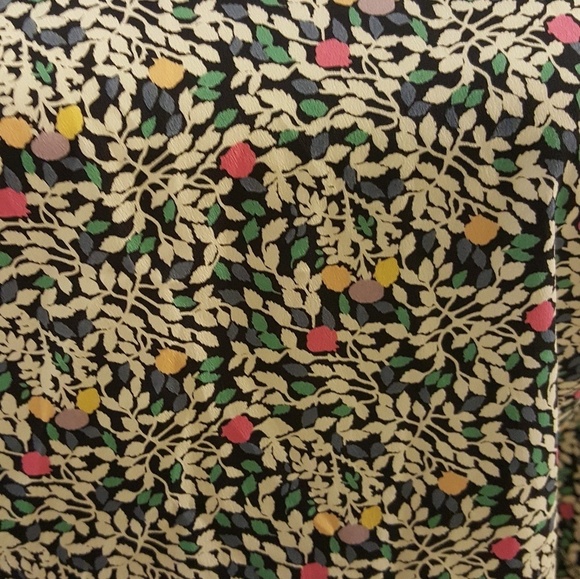 Floral Zip Back Spare Dress Size Large - Picture 3 of 8